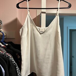 Elegant White Women's Tanktop